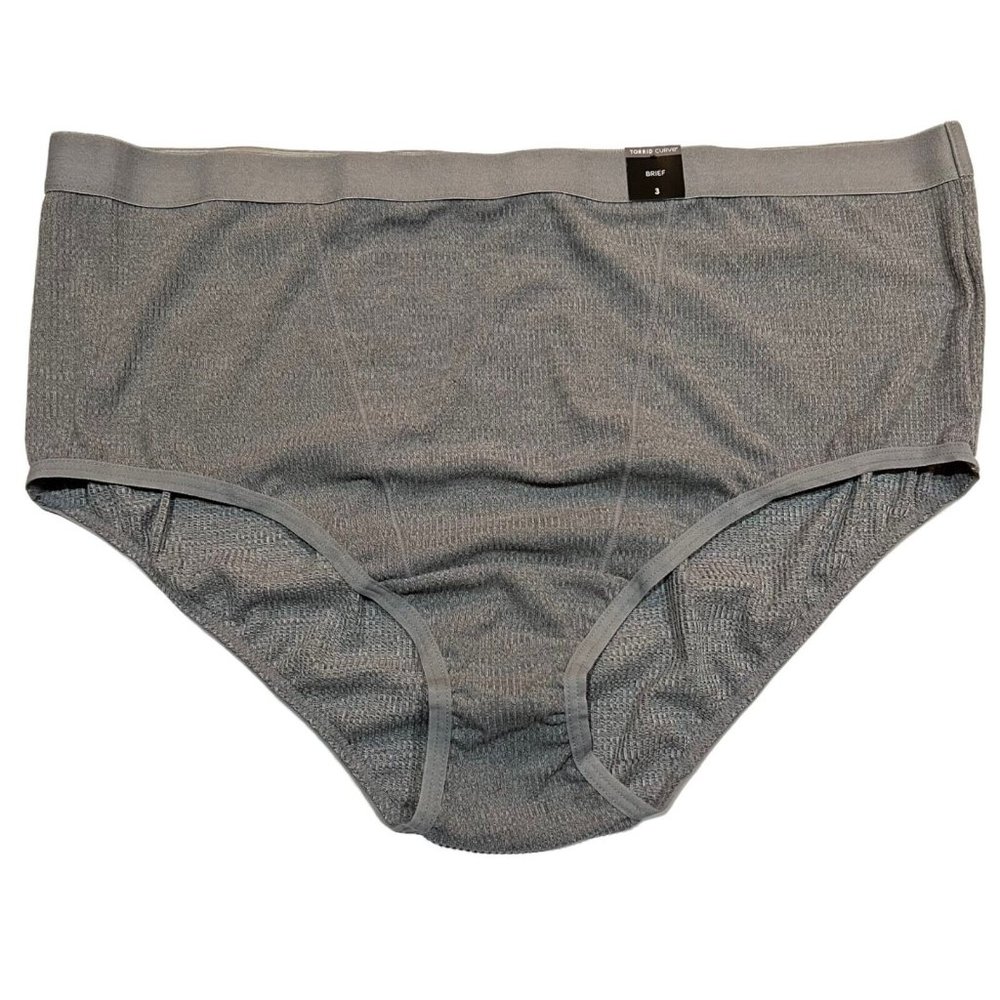 NWT TORRID Sexy Brief Pantie Underwear Sz 3X Gray
